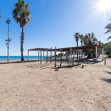 Privilegiado-Tarragona-50Mplaya-Wifi-Pool-Relax8 Buitenkant foto